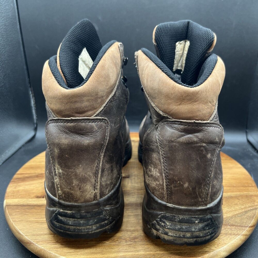 Merrell Men’s Size 9 Ridge Gore-Tex II Dark Brown Leather Boots Vibram Goretex - Picture 4 of 8